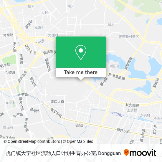 虎门镇大宁社区流动人口计划生育办公室 map