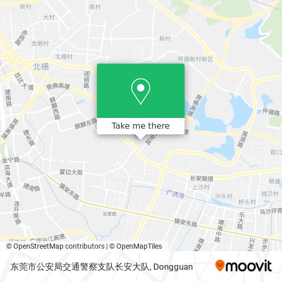 东莞市公安局交通警察支队长安大队 map