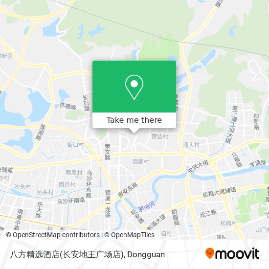 八方精选酒店(长安地王广场店) map