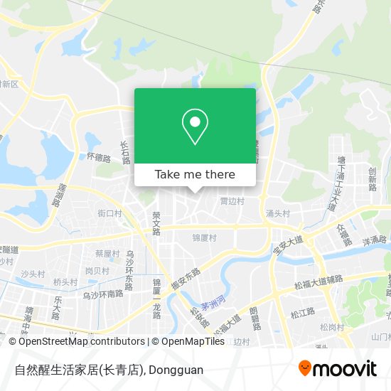 自然醒生活家居(长青店) map