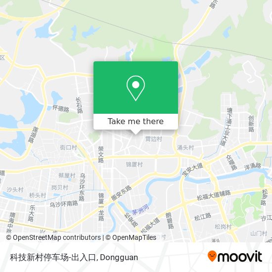 科技新村停车场-出入口 map