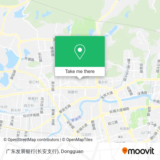 广东发展银行(长安支行) map