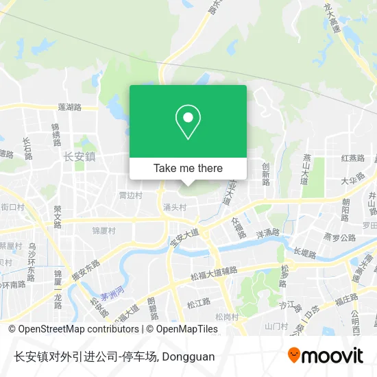 长安镇对外引进公司-停车场 map