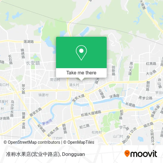 准称水果店(宏业中路店) map