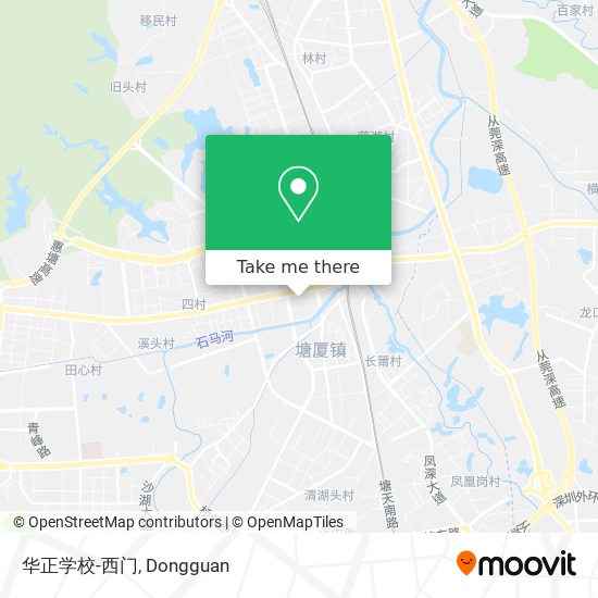 华正学校-西门 map