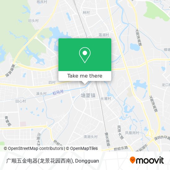 广顺五金电器(龙景花园西南) map