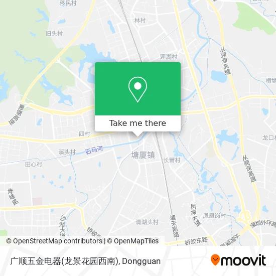 广顺五金电器(龙景花园西南) map