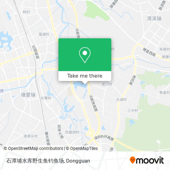 石潭埔水库野生鱼钓鱼场 map