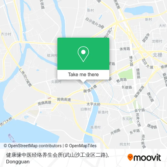 健康缘中医经络养生会所(武山沙工业区二路) map