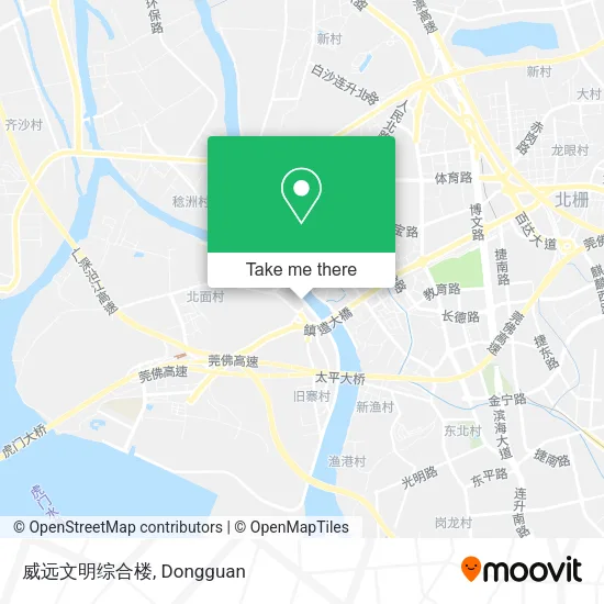 威远文明综合楼 map