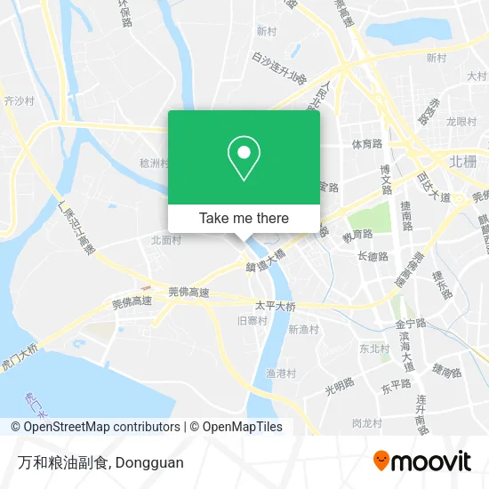 万和粮油副食 map