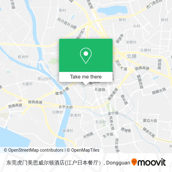东莞虎门美思威尔顿酒店 map