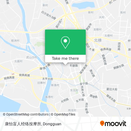 康怡盲人经络按摩所 map
