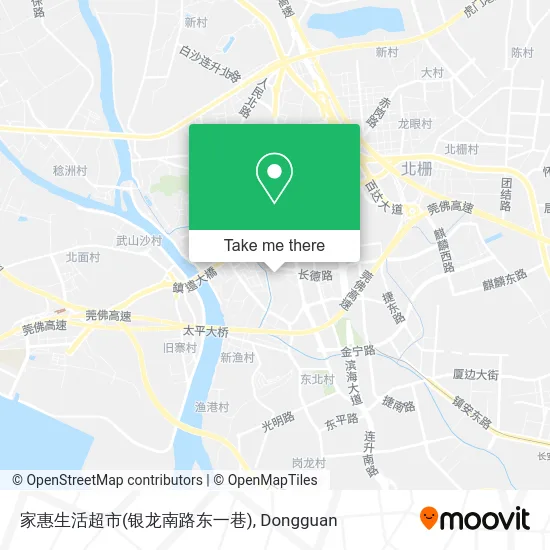 家惠生活超市(银龙南路东一巷) map