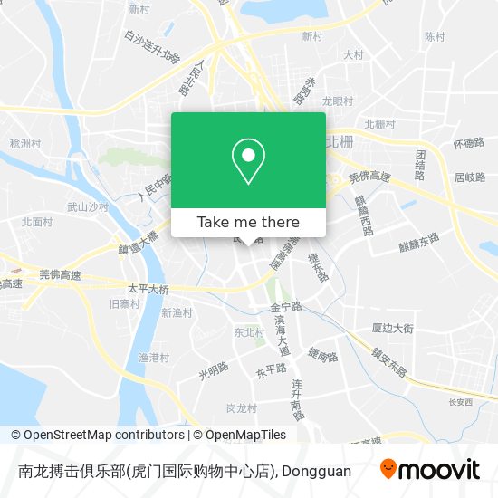 南龙搏击俱乐部(虎门国际购物中心店) map