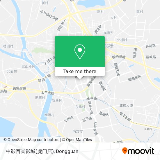 中影百誉影城(虎门店) map