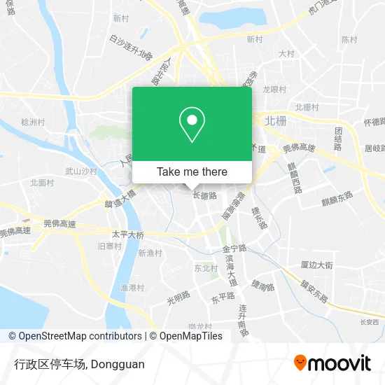 行政区停车场 map