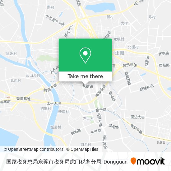 国家税务总局东莞市税务局虎门税务分局 map