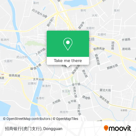 招商银行(虎门支行) map