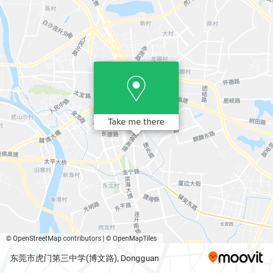 东莞市虎门第三中学(博文路) map