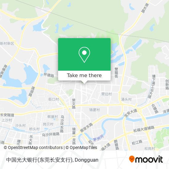 中国光大银行(东莞长安支行) map