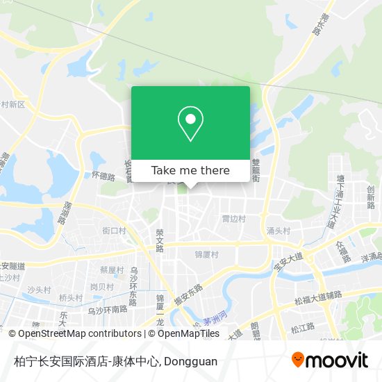 柏宁长安国际酒店-康体中心 map