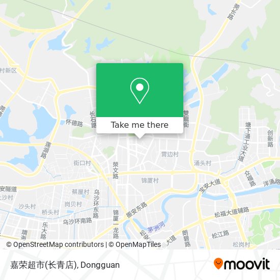 嘉荣超市(长青店) map