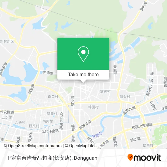 里定富台湾食品超商(长安店) map