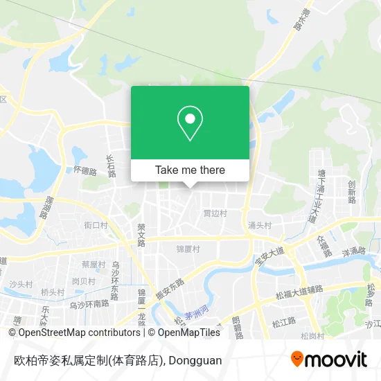 欧柏帝姿私属定制(体育路店) map