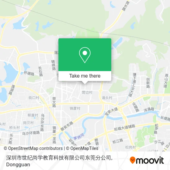 深圳市世纪尚学教育科技有限公司东莞分公司 map