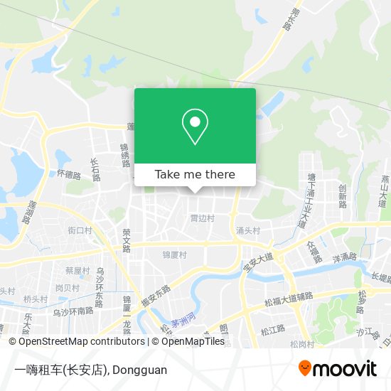 一嗨租车(长安店) map