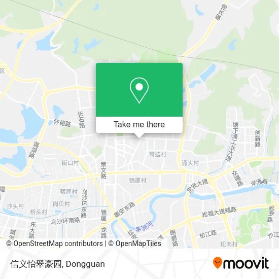 信义怡翠豪园 map