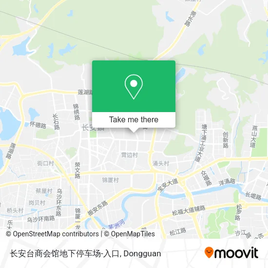 长安台商会馆地下停车场-入口 map