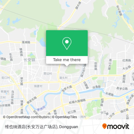 维也纳酒店(长安万达广场店) map