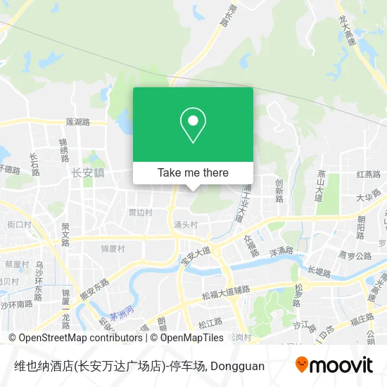 维也纳酒店(长安万达广场店)-停车场 map