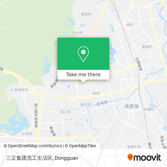 三正集团员工生活区 map