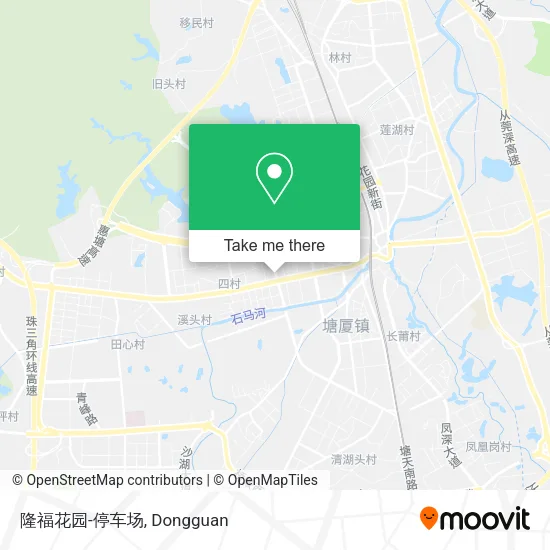 隆福花园-停车场 map