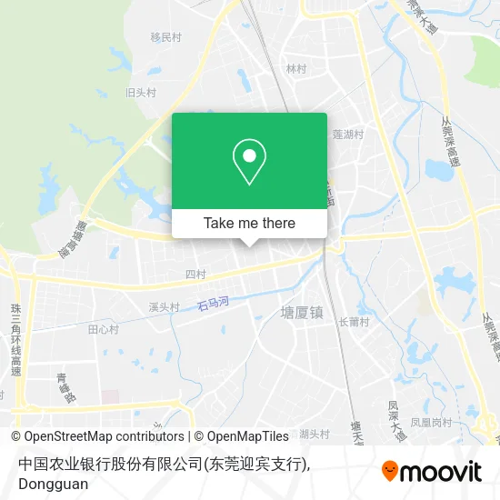 中国农业银行股份有限公司(东莞迎宾支行) map
