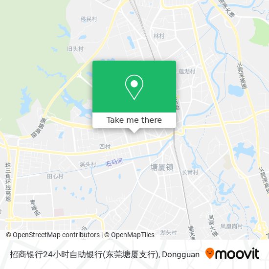 招商银行24小时自助银行(东莞塘厦支行) map