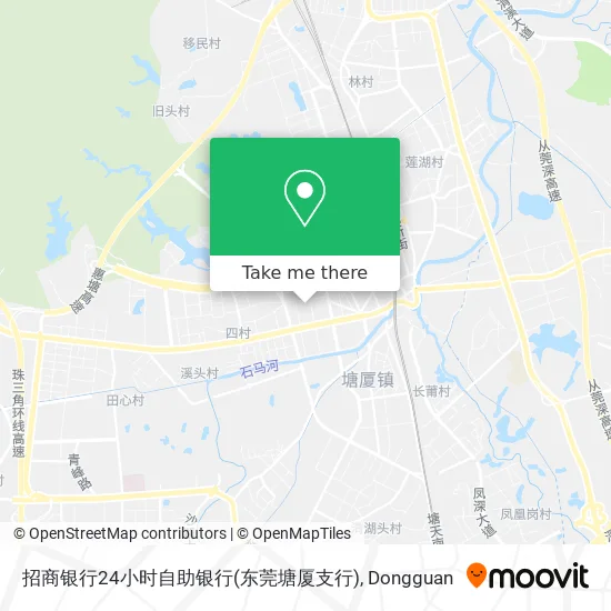 招商银行24小时自助银行(东莞塘厦支行) map