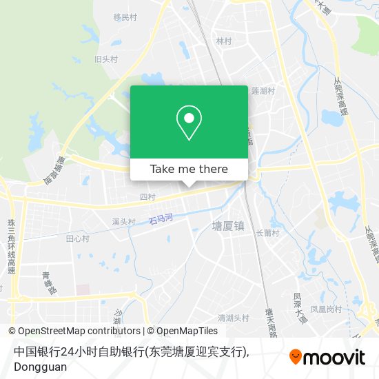 中国银行24小时自助银行(东莞塘厦迎宾支行) map