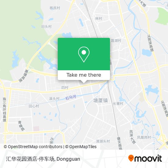 汇华花园酒店-停车场 map