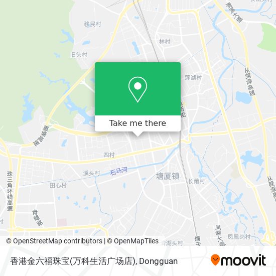 香港金六福珠宝(万科生活广场店) map