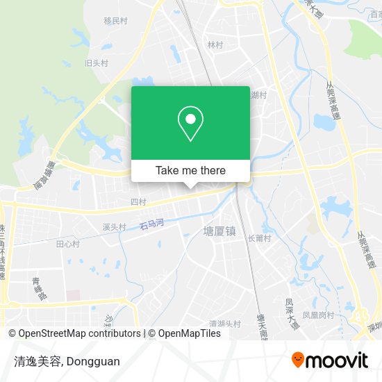 清逸美容 map