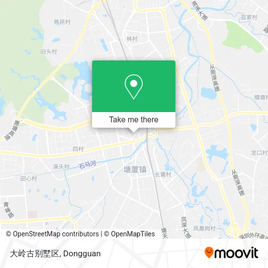 大岭古别墅区 map