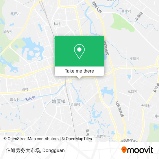 信通劳务大市场 map