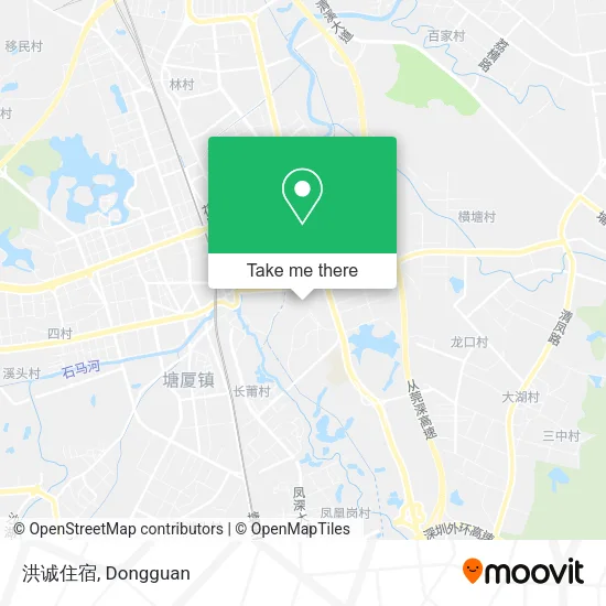 洪诚住宿 map