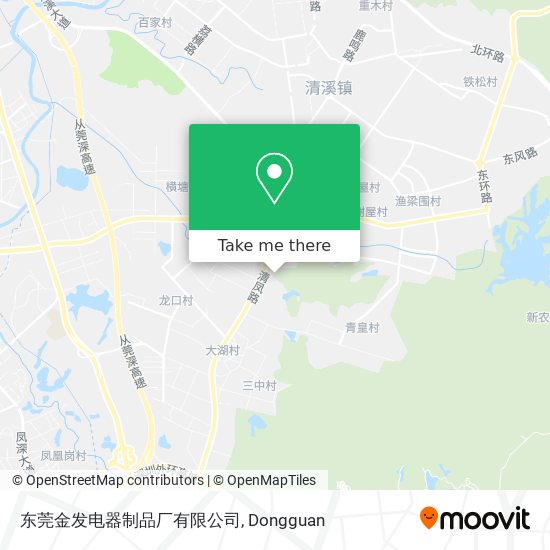 东莞金发电器制品厂有限公司 map