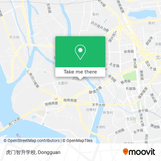 虎门智升学校 map