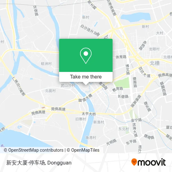 新安大厦-停车场 map